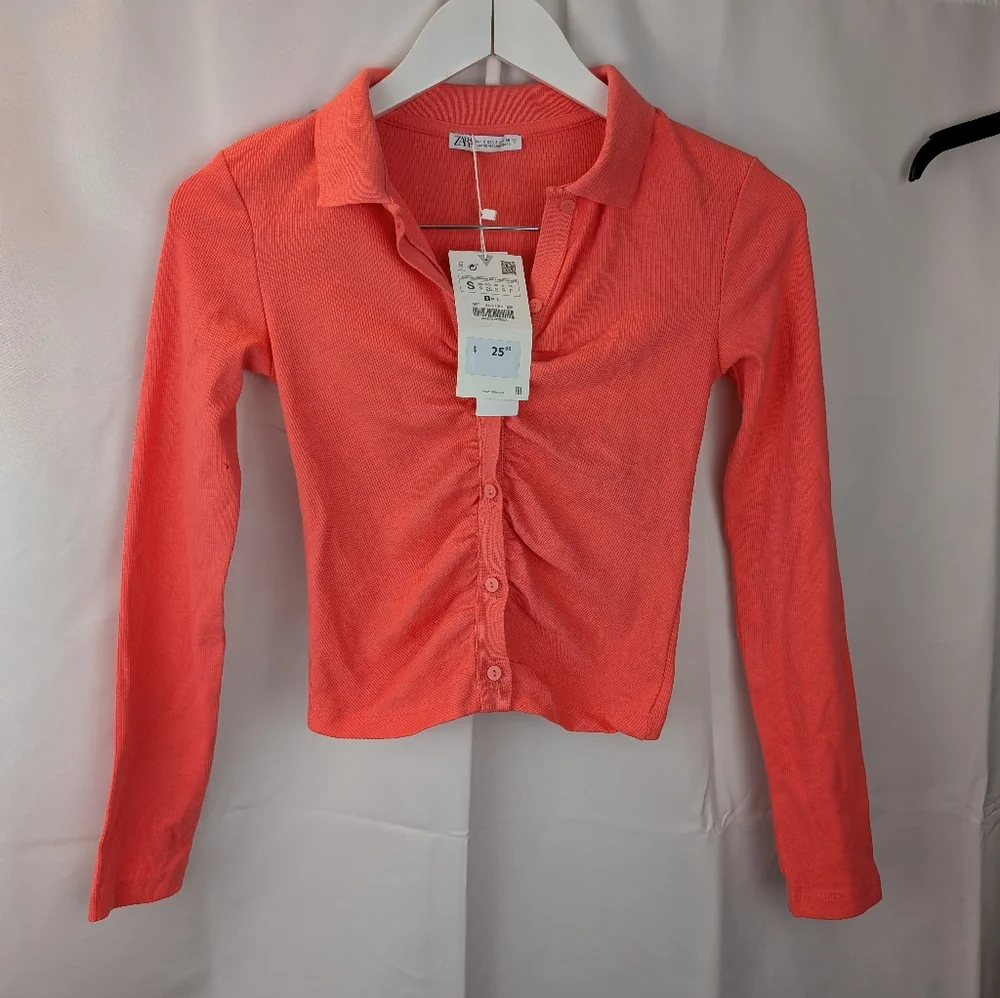 Zara Bundle Of Two Long Sleeve Tops Size S BNWT